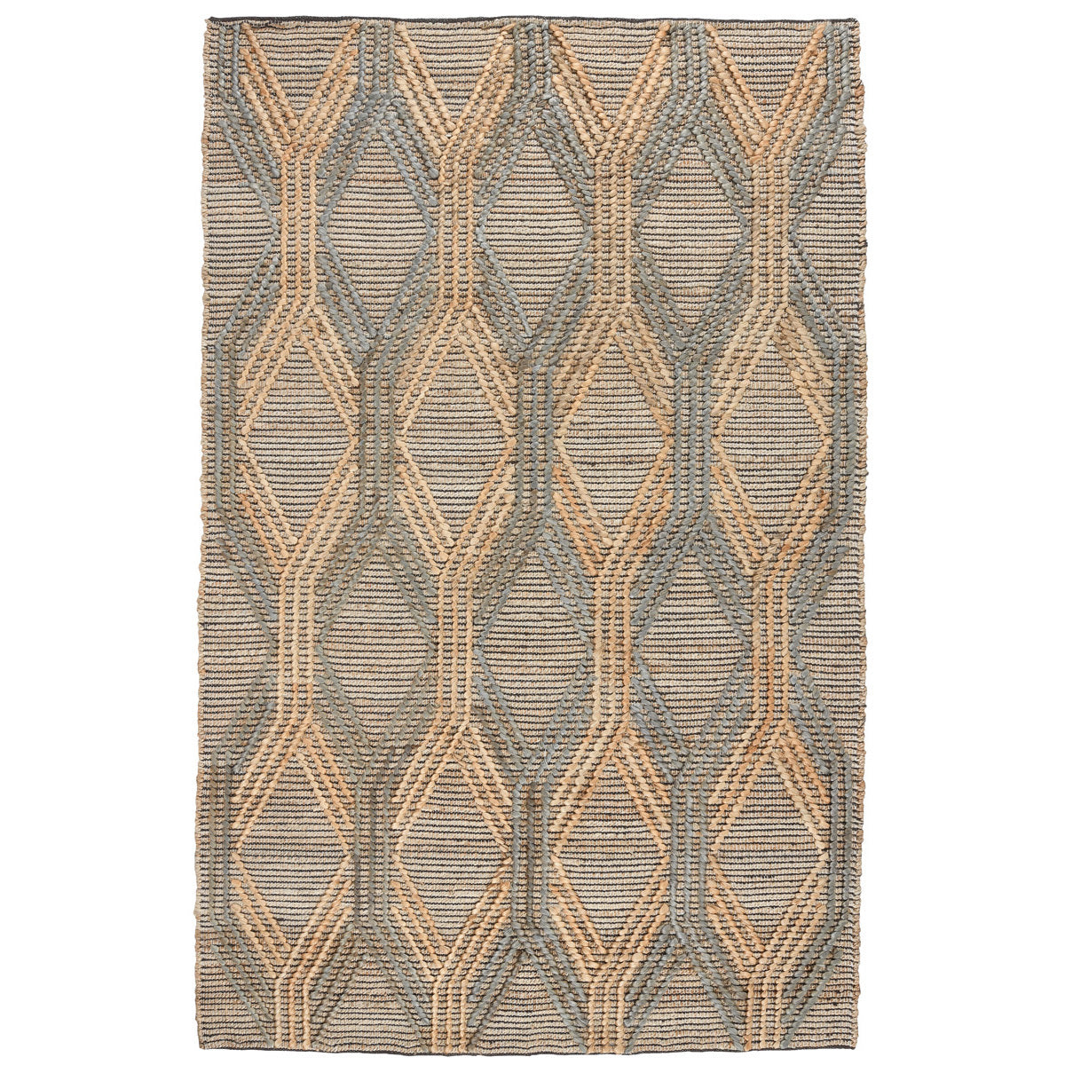 Sylmar Natural/Mineral Blue Rug by Classic Home at Eve Furniture