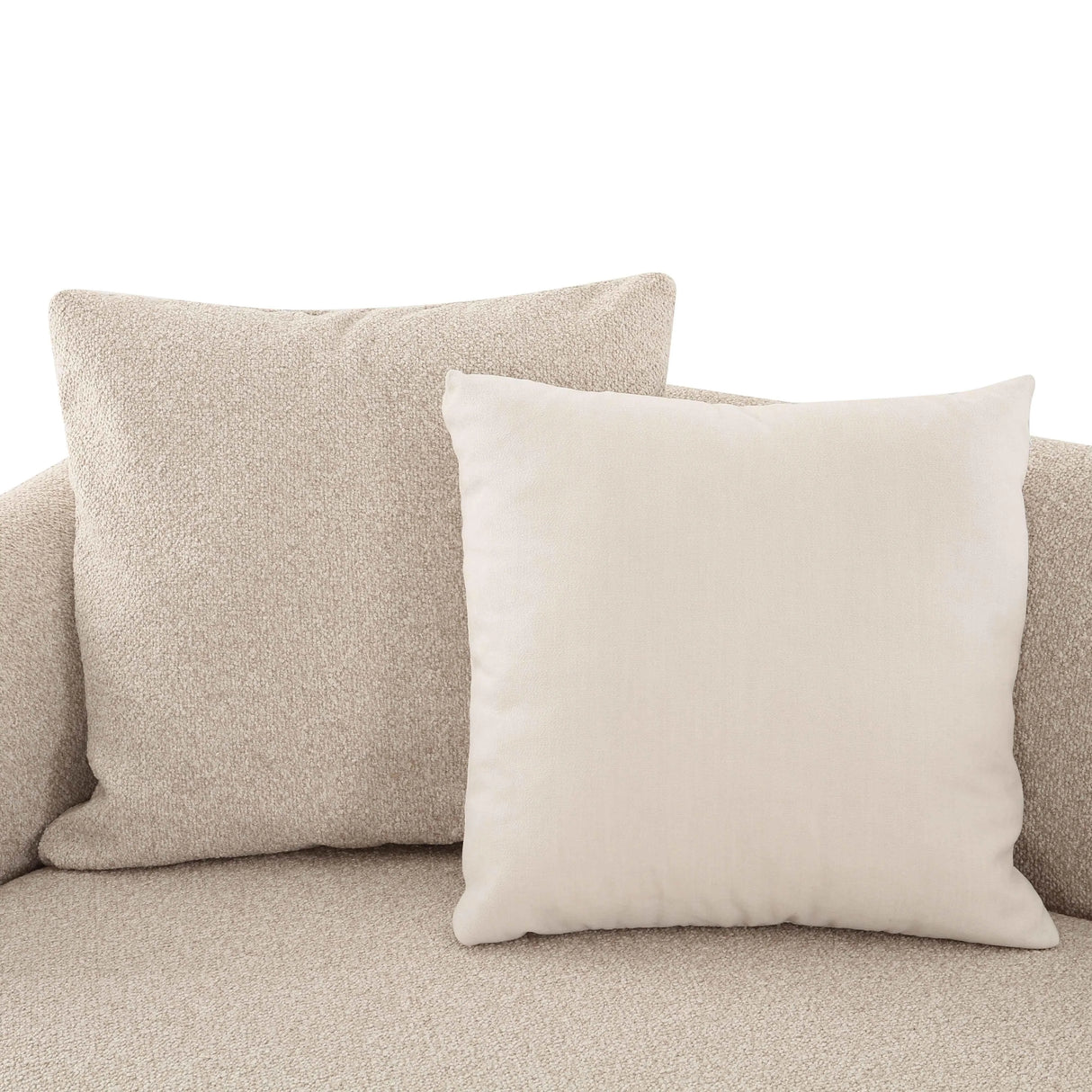 Sylvie Cream Boucle 4-Piece Sectional by TOV Furniture at Eve Furniture