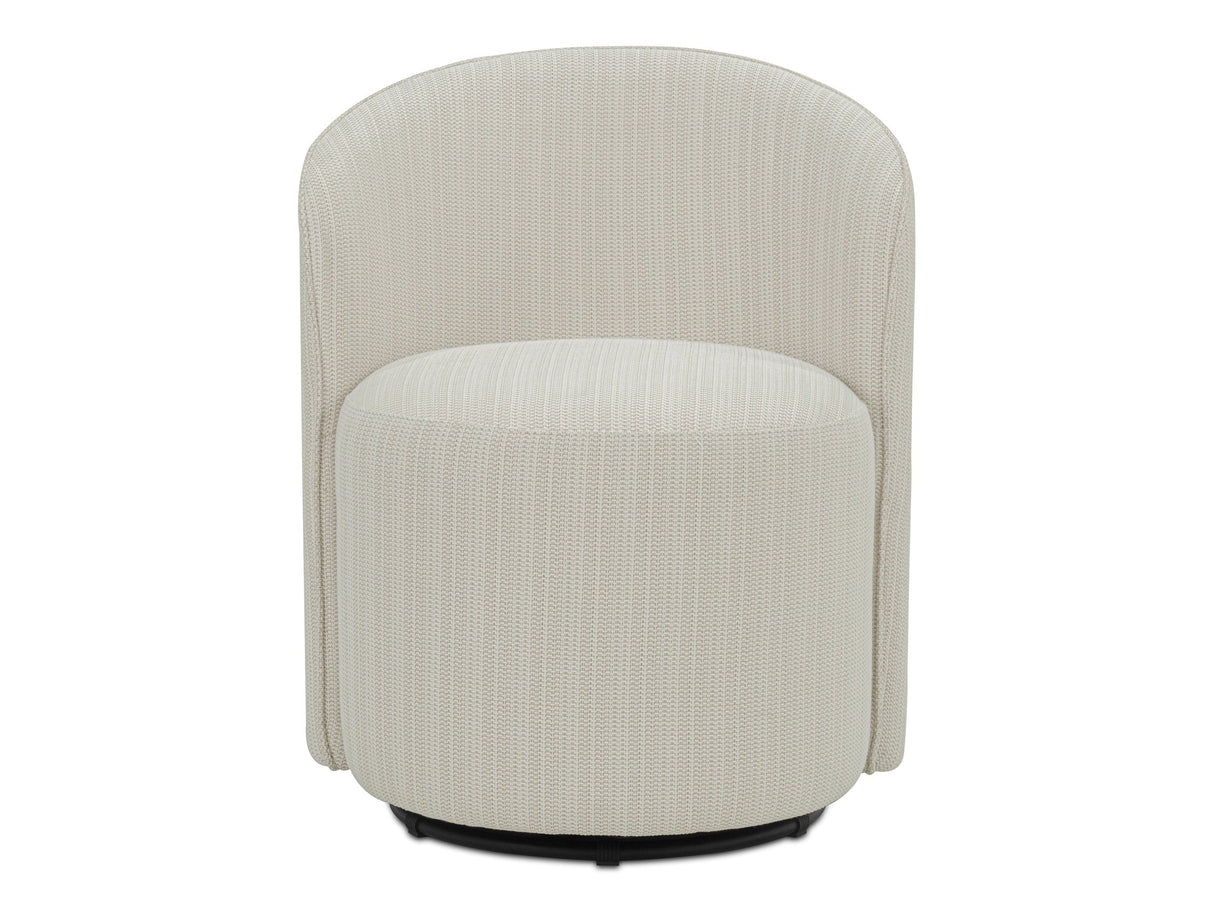 Sylvie Cream Outdoor Swivel Dining Chair by Moe's Home at Eve Furniture