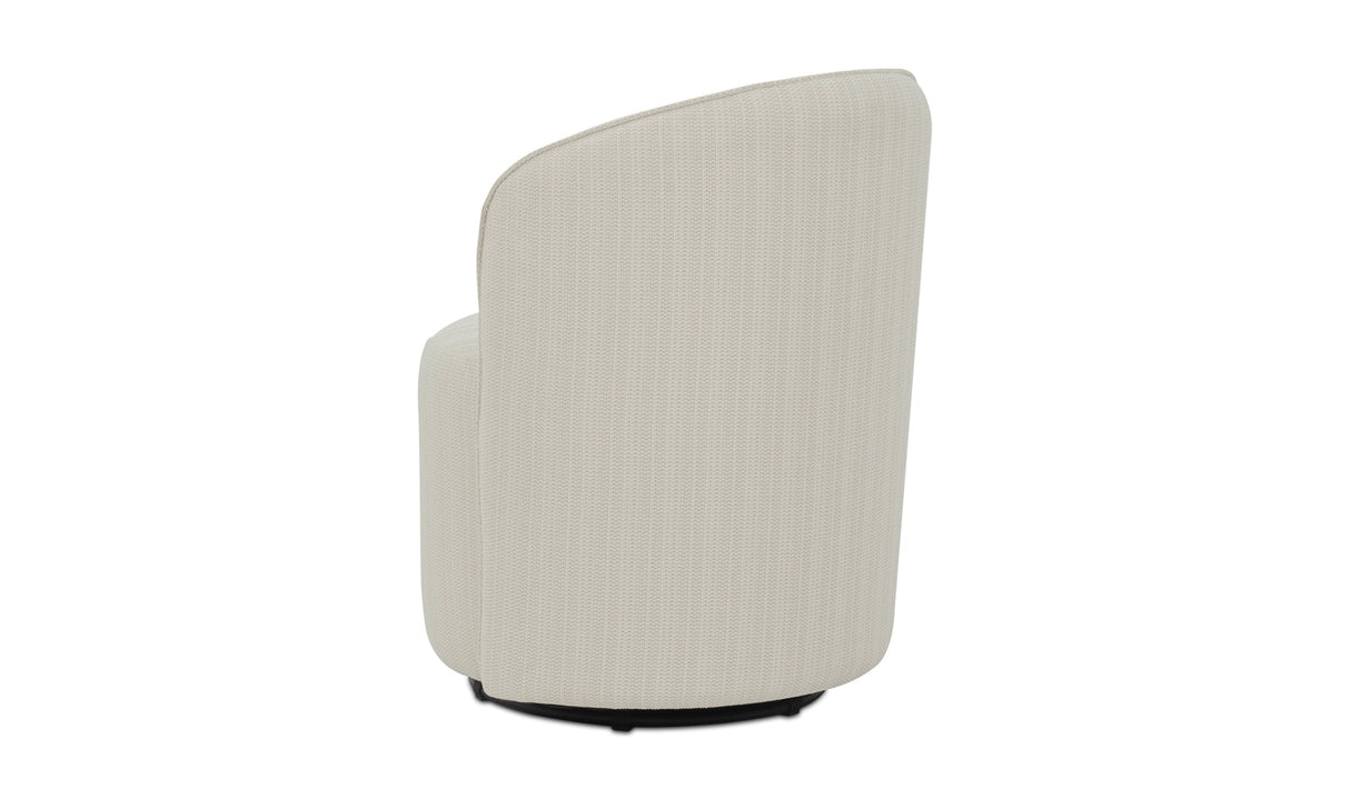 Sylvie Outdoor Swivel Dining Chair Cream by Moe's Home at Eve Furniture