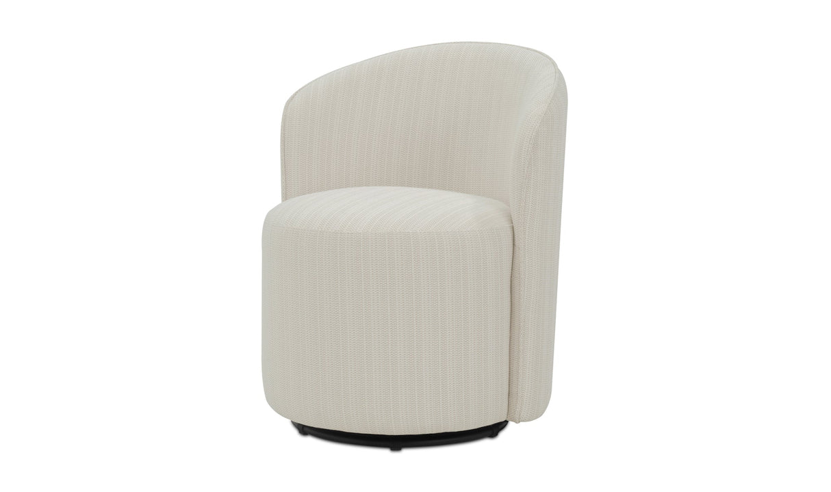 Sylvie Outdoor Swivel Dining Chair Cream by Moe's Home at Eve Furniture