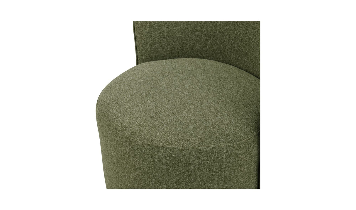 Sylvie Outdoor Swivel Dining Chair Green by Moe's Home at Eve Furniture
