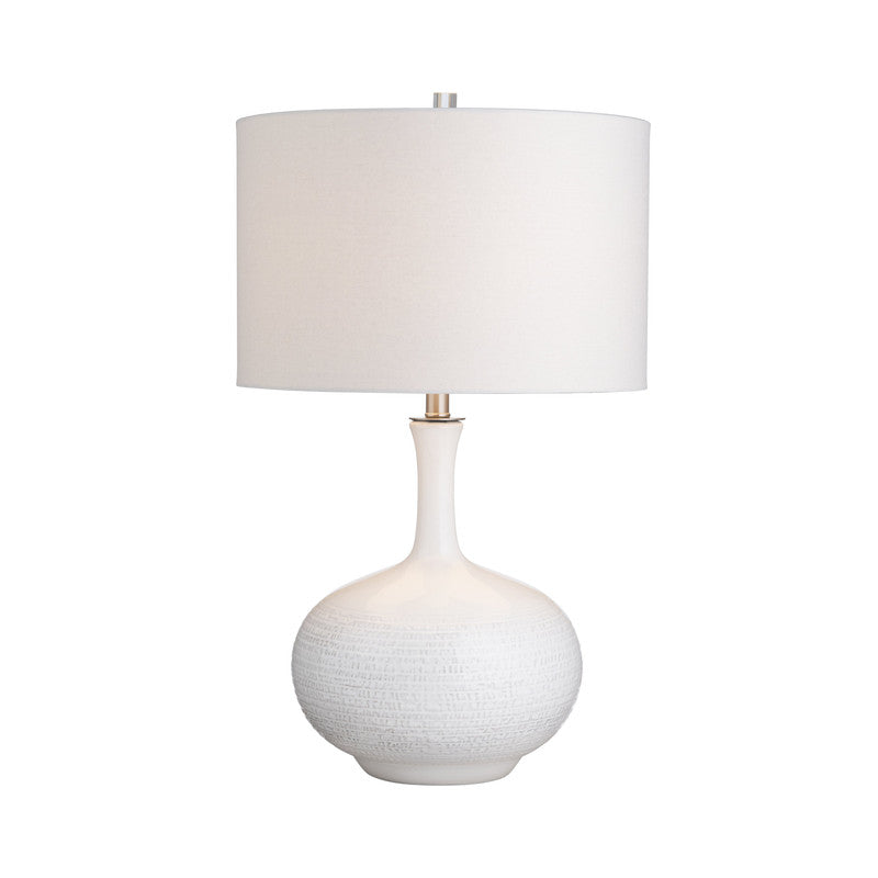 Sylvie White Table Lamp (Set of 2) by Crestview at Eve Furniture