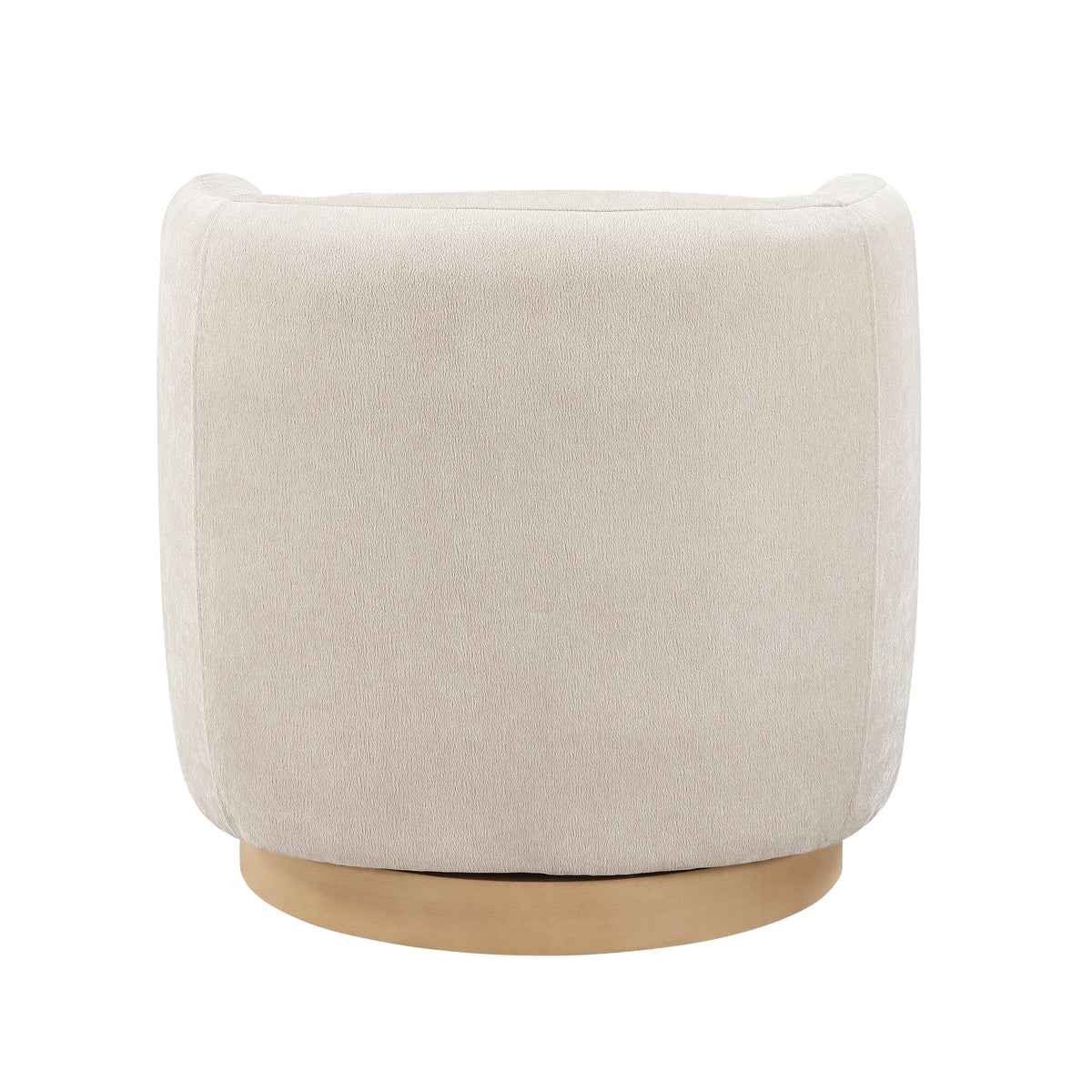 Synova Taupe Chenille Swivel Chair by Homelegance at Eve Furniture