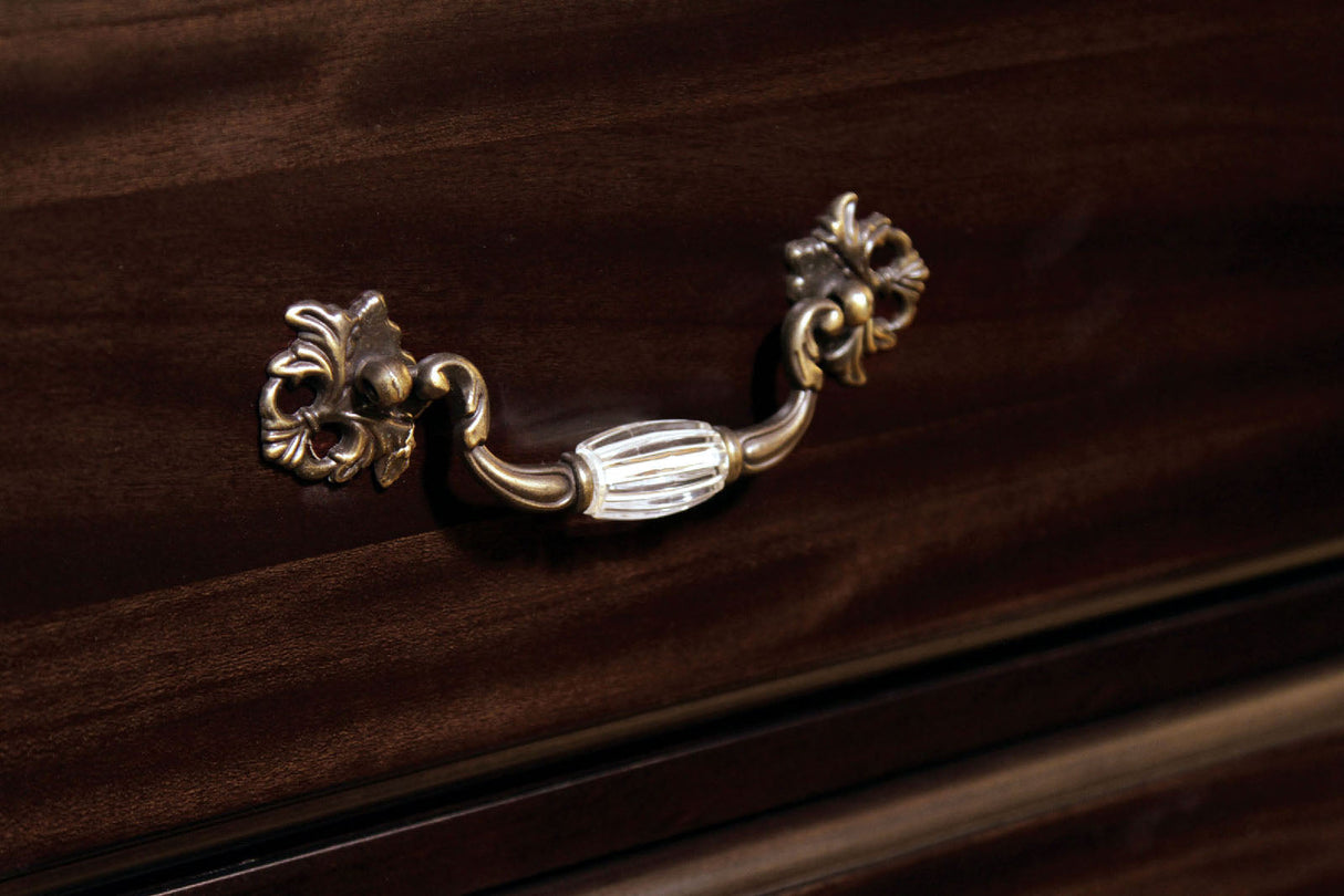 Syracuse Dark Walnut 5-Piece Queen Bedroom Set by Furniture of America at Eve Furniture