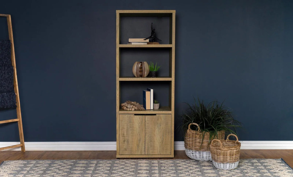 Tabby Mango 3-Shelf Engineered Wood Media Tower by Coaster at Eve Furniture