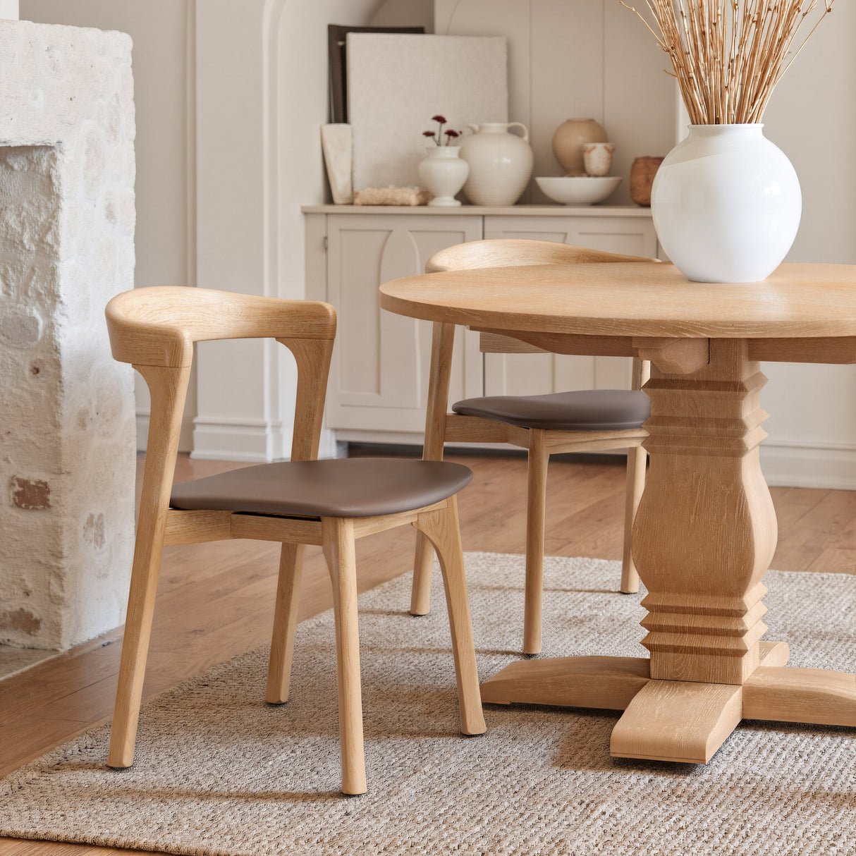 Tabi Brown Dining Table by Zuomod at Eve Furniture