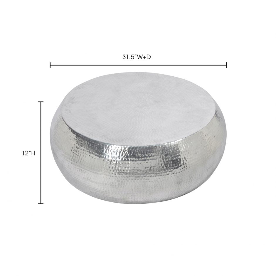 Tabla Coffee Table - Silver by Moe's Home at Eve Furniture