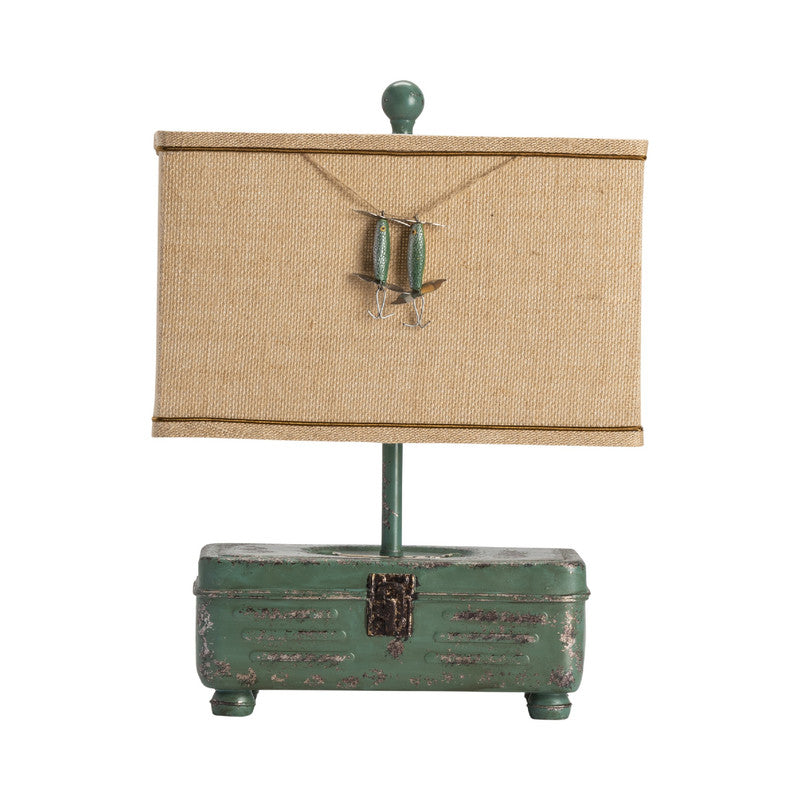 Tackle Box Green Table Lamp (Set of 2) by Crestview at Eve Furniture