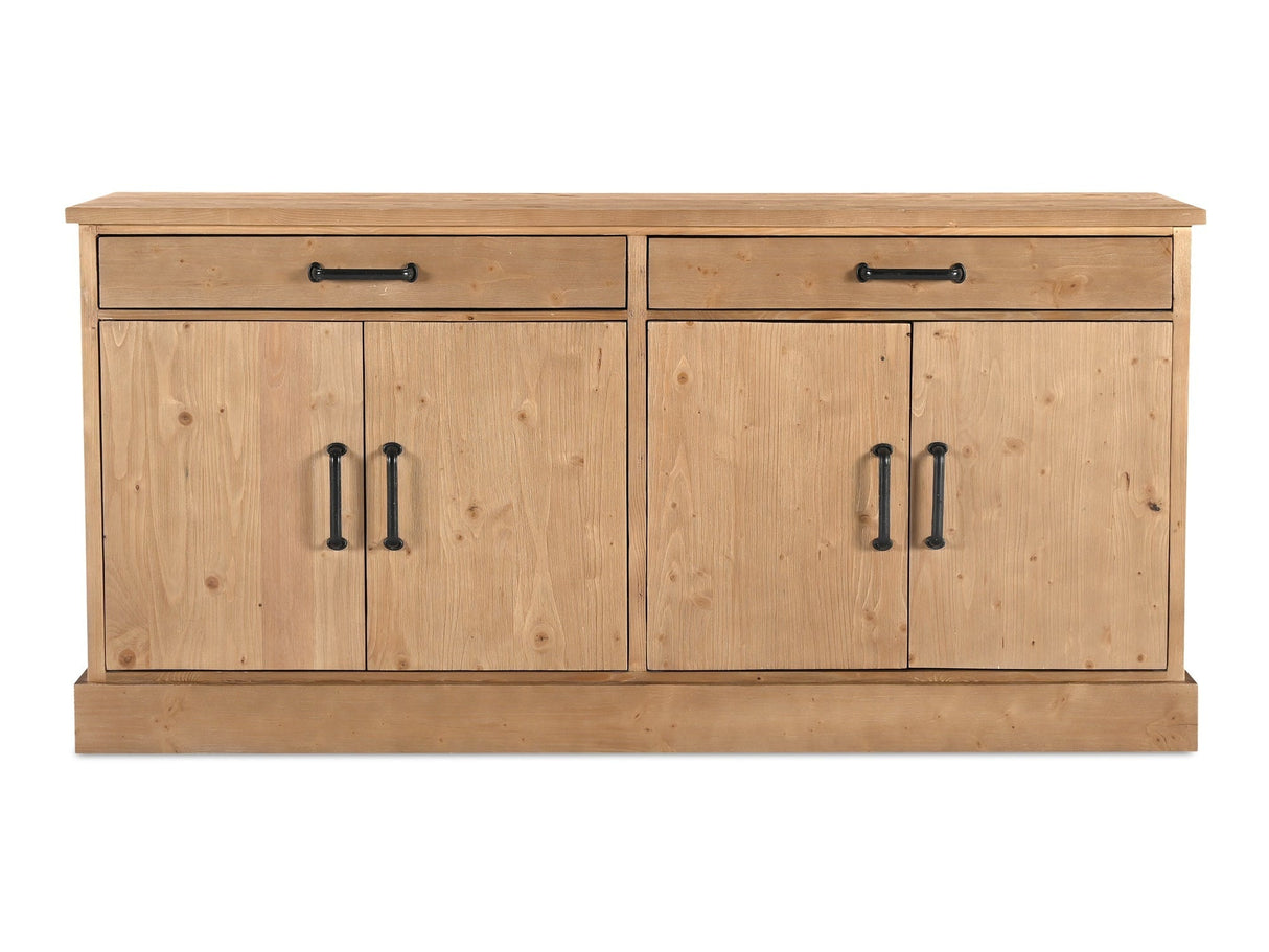 Tade Honey Pine 2 Drawer Sideboard by MOES at Eve Furniture