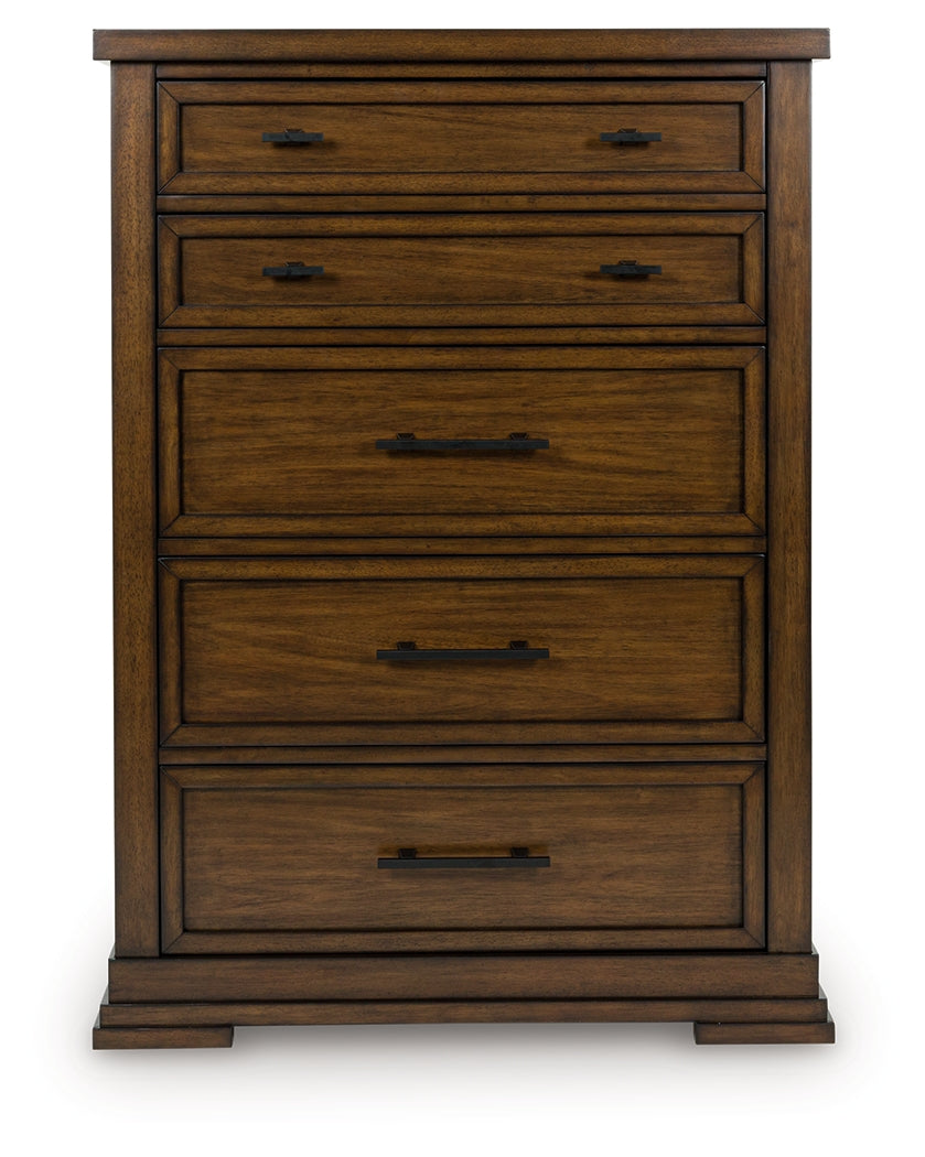 Taffenbrook Medium Brown Storage Platform Set by Ashley at Eve Furniture