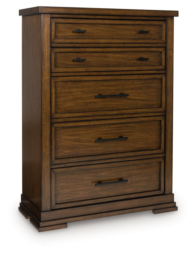 Taffenbrook Medium Brown Storage Platform Set by Ashley at Eve Furniture