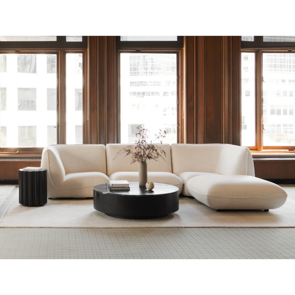 Taffy Accent Table Black by Moe's Home at Eve Furniture