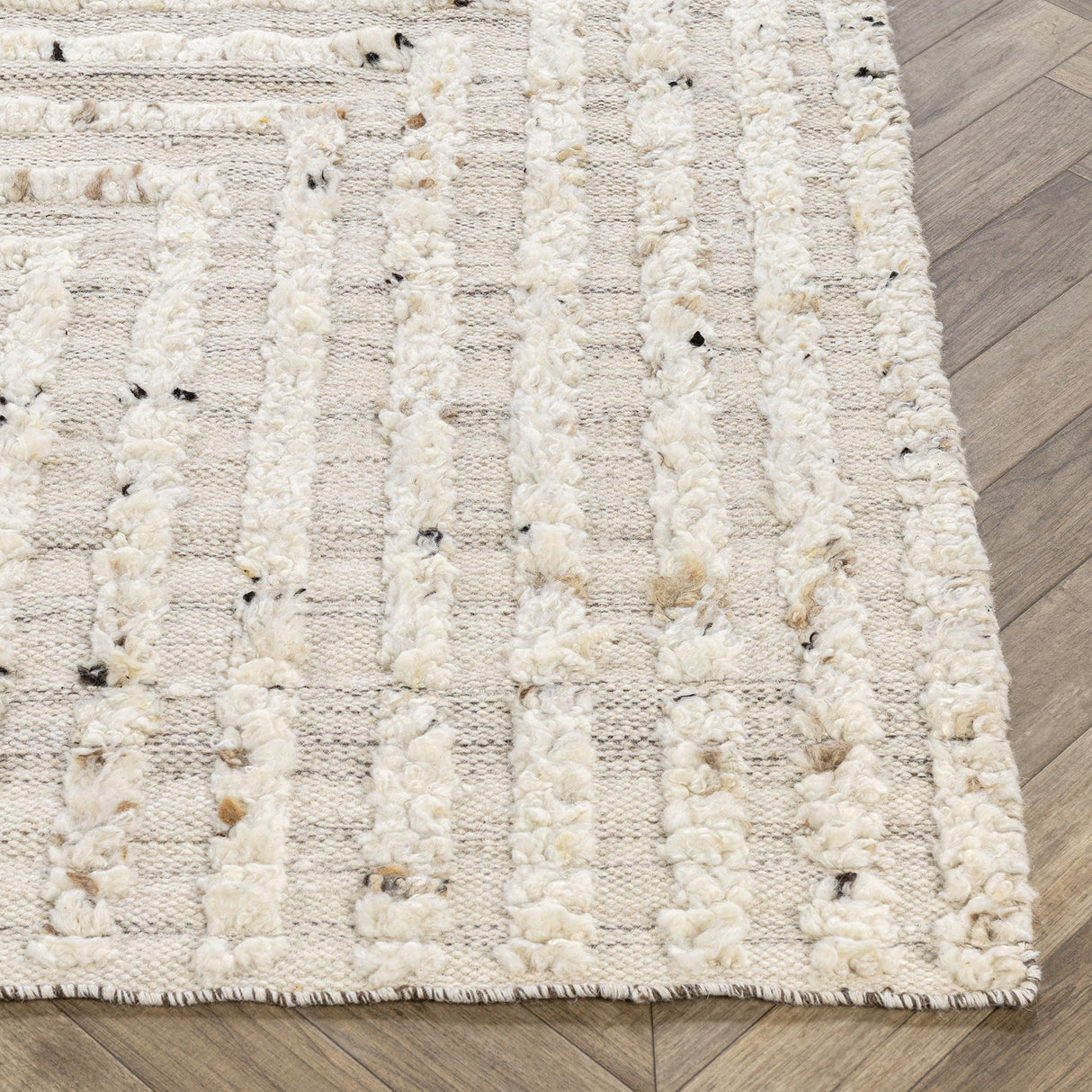Tahoe Ivory Wool Rug by Classic Home at Eve Furniture