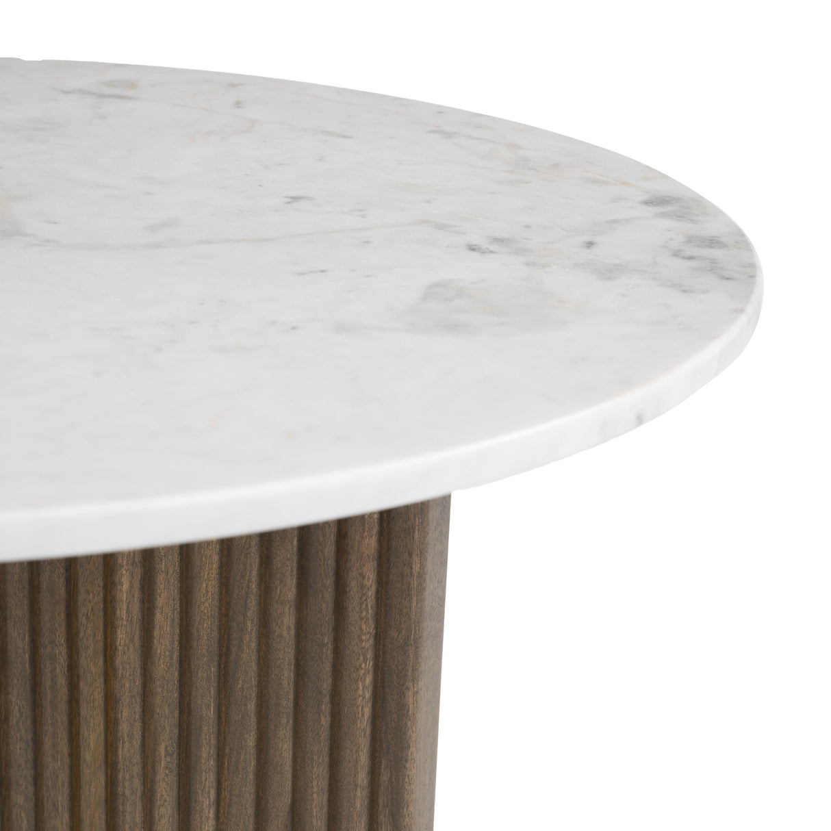 Tailo White & Brass Coffee Table by Zuomod at Eve Furniture
