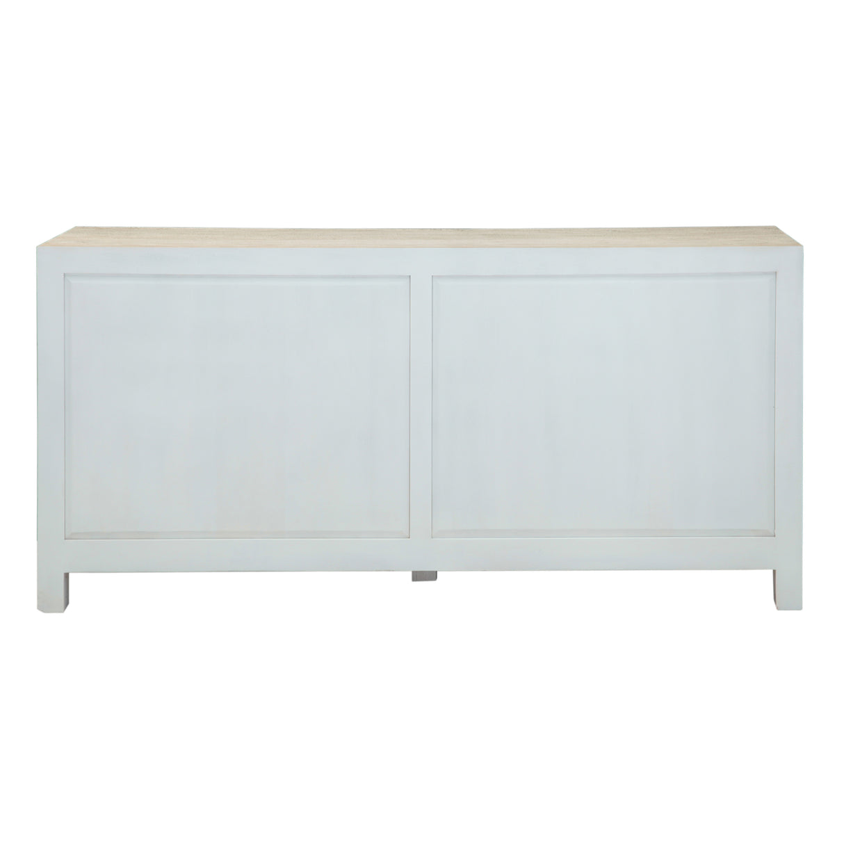 Taj 71" Dresser with Plinth Base in Carved Heirloom White by Home Trends & Design at Eve Furniture