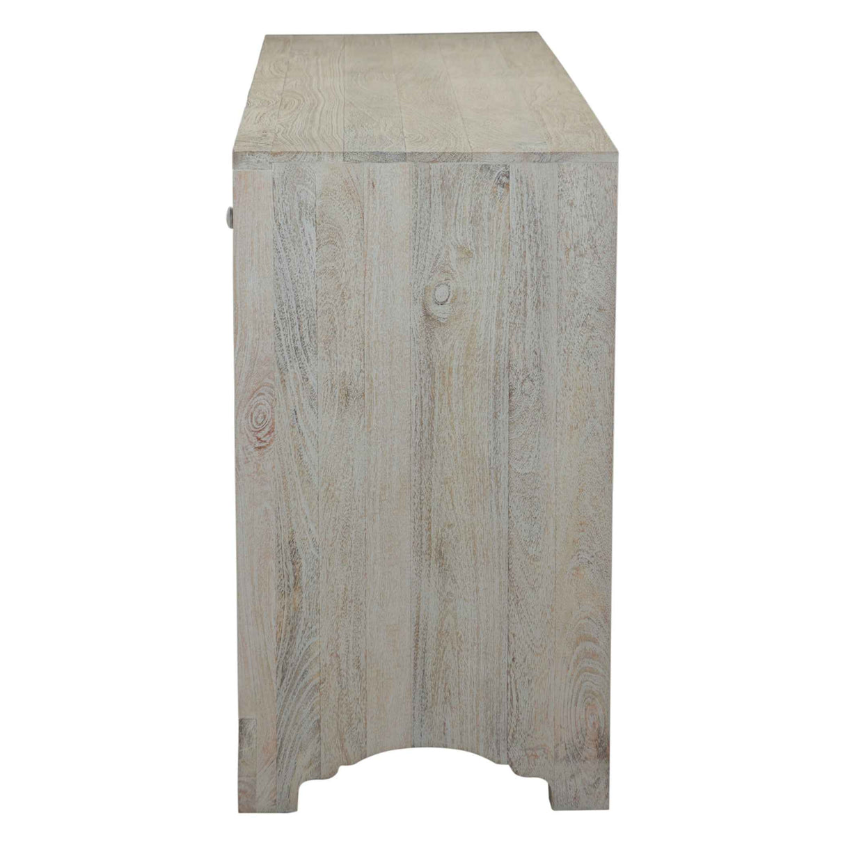 Taj 71" Dresser with Plinth Base in Carved Heirloom White by Home Trends & Design at Eve Furniture