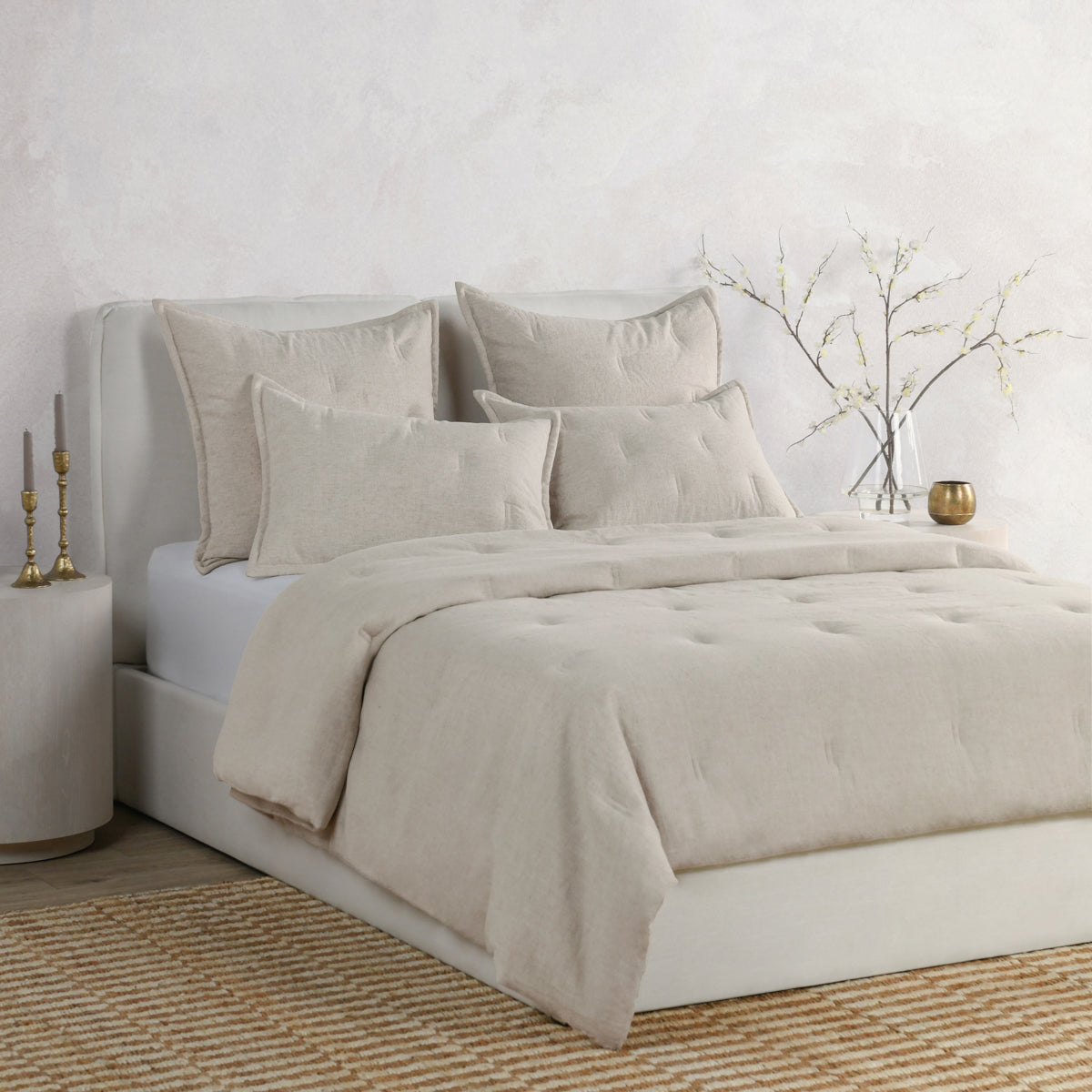 Talia Natural Comforter Collection by Classic Home at Eve Furniture