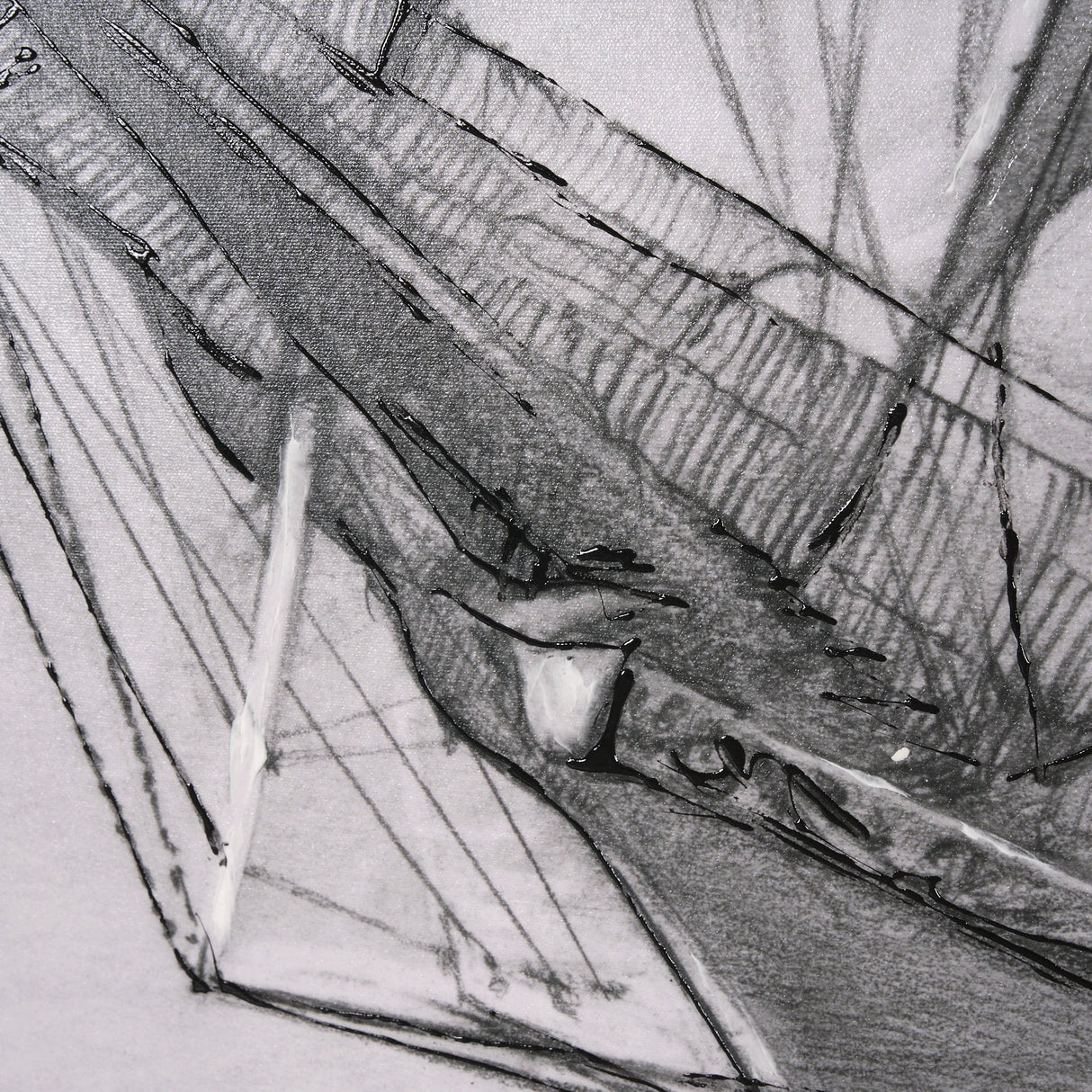 Tall Ship II by Mercana Studio a Hand Embellished Textured Framed Canvas by Mercana at Eve Furniture
