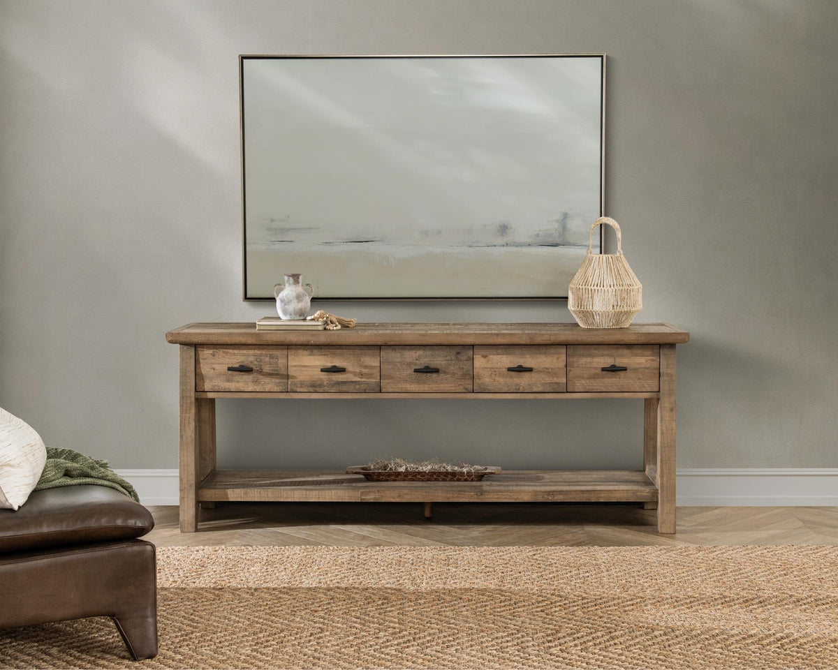 Talladega 5 Drawer Console Table by Classic Home at Eve Furniture