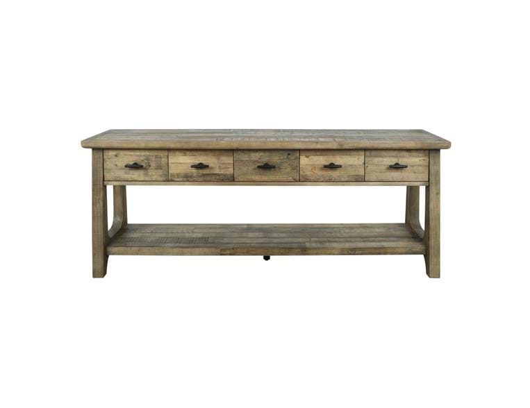 Talladega Brown Console Table by Classic Home at Eve Furniture