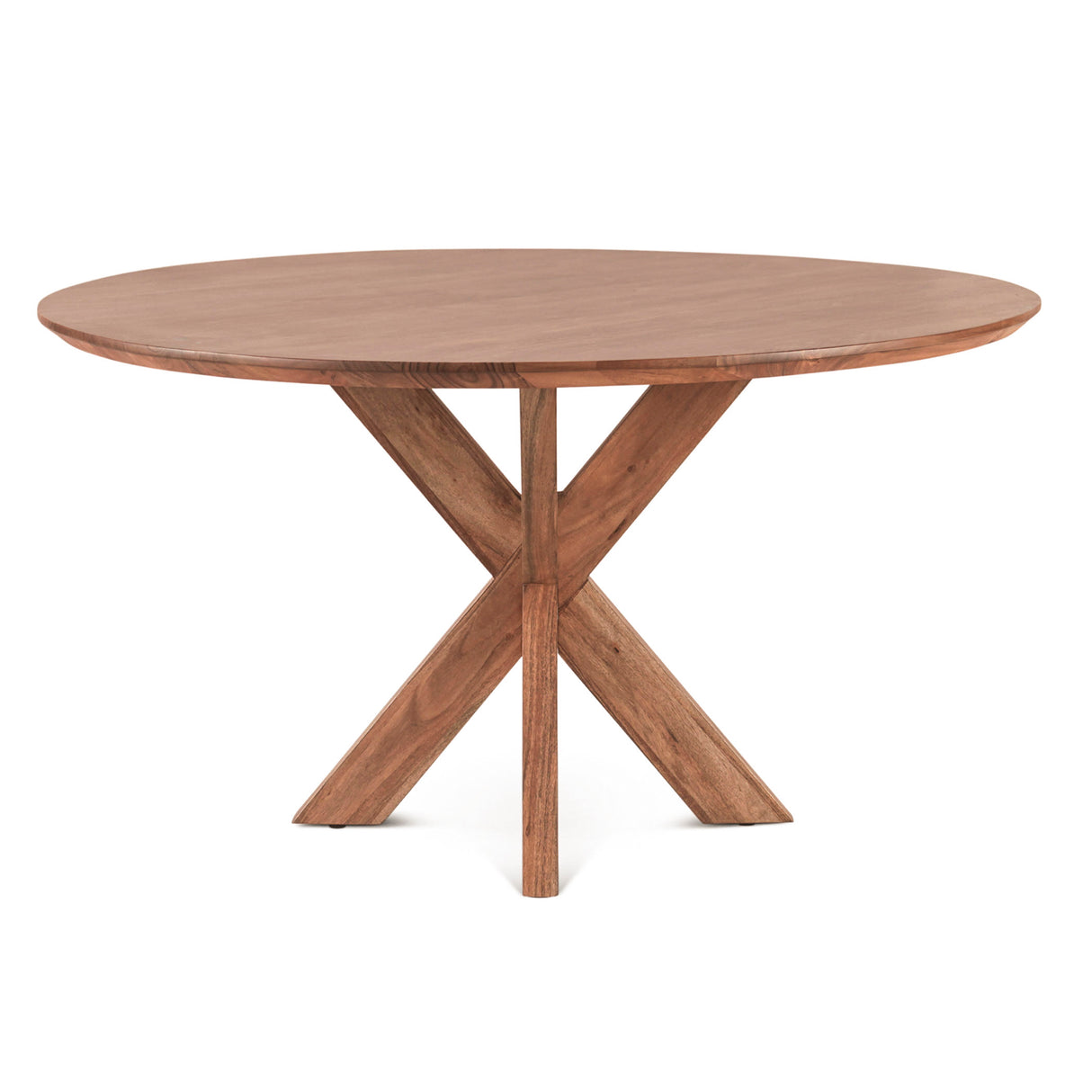 Tallinn 54" Round Dining Table in Weathered Acacia by Home Trends & Design at Eve Furniture