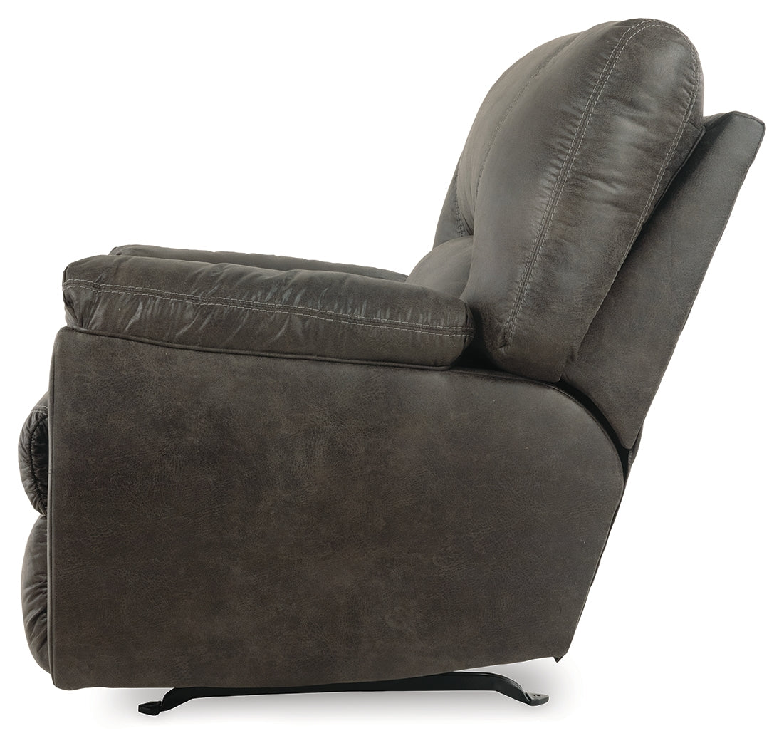Tambo Pewter Recliner by Ashley at Eve Furniture