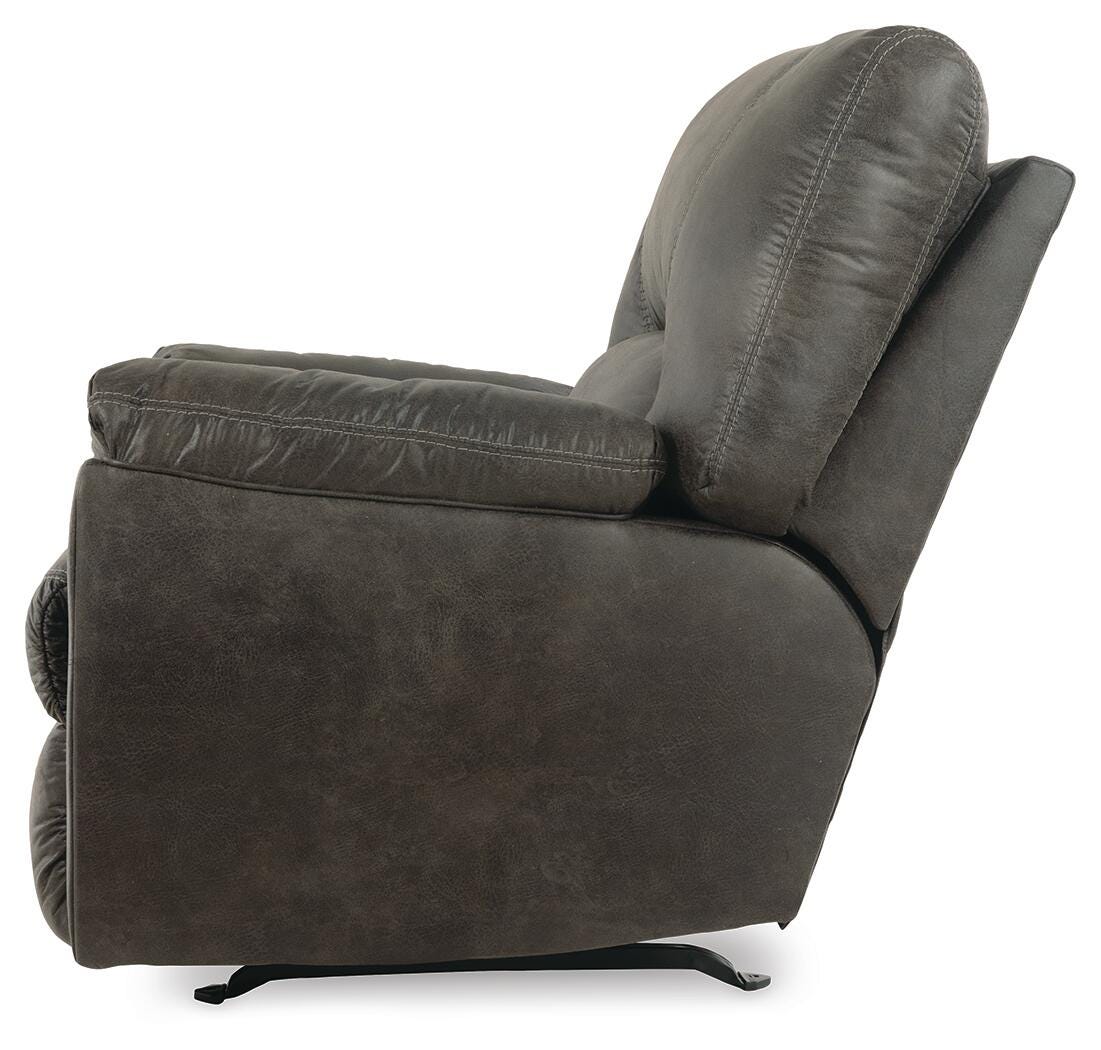 Tambo Pewter Recliner by Ashley at Eve Furniture