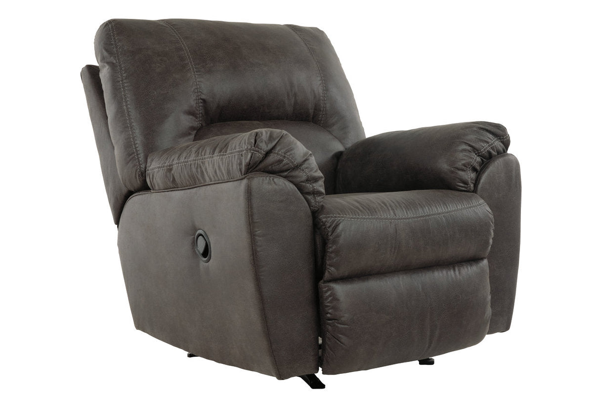 Tambo Pewter Recliner by Ashley at Eve Furniture
