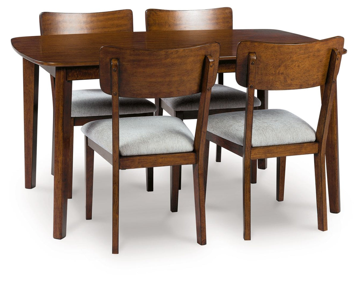Tameride Brown 5-Piece Dining Room Set by Ashley at Eve Furniture