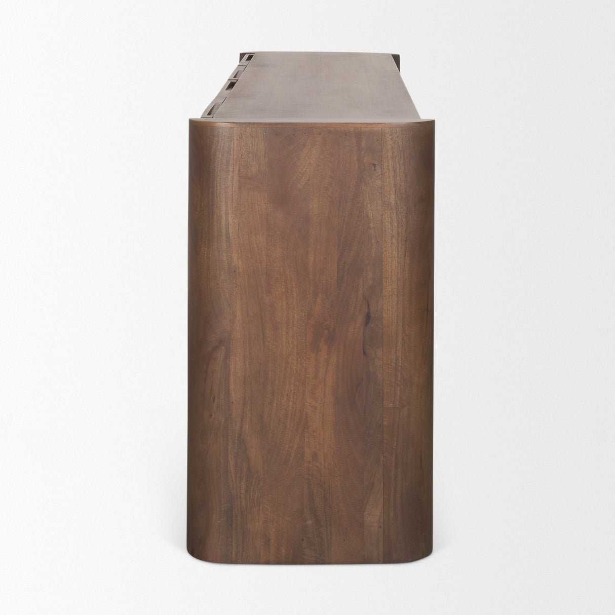 Tammar Brown Wood 4-Door Sideboard by Mercana at Eve Furniture