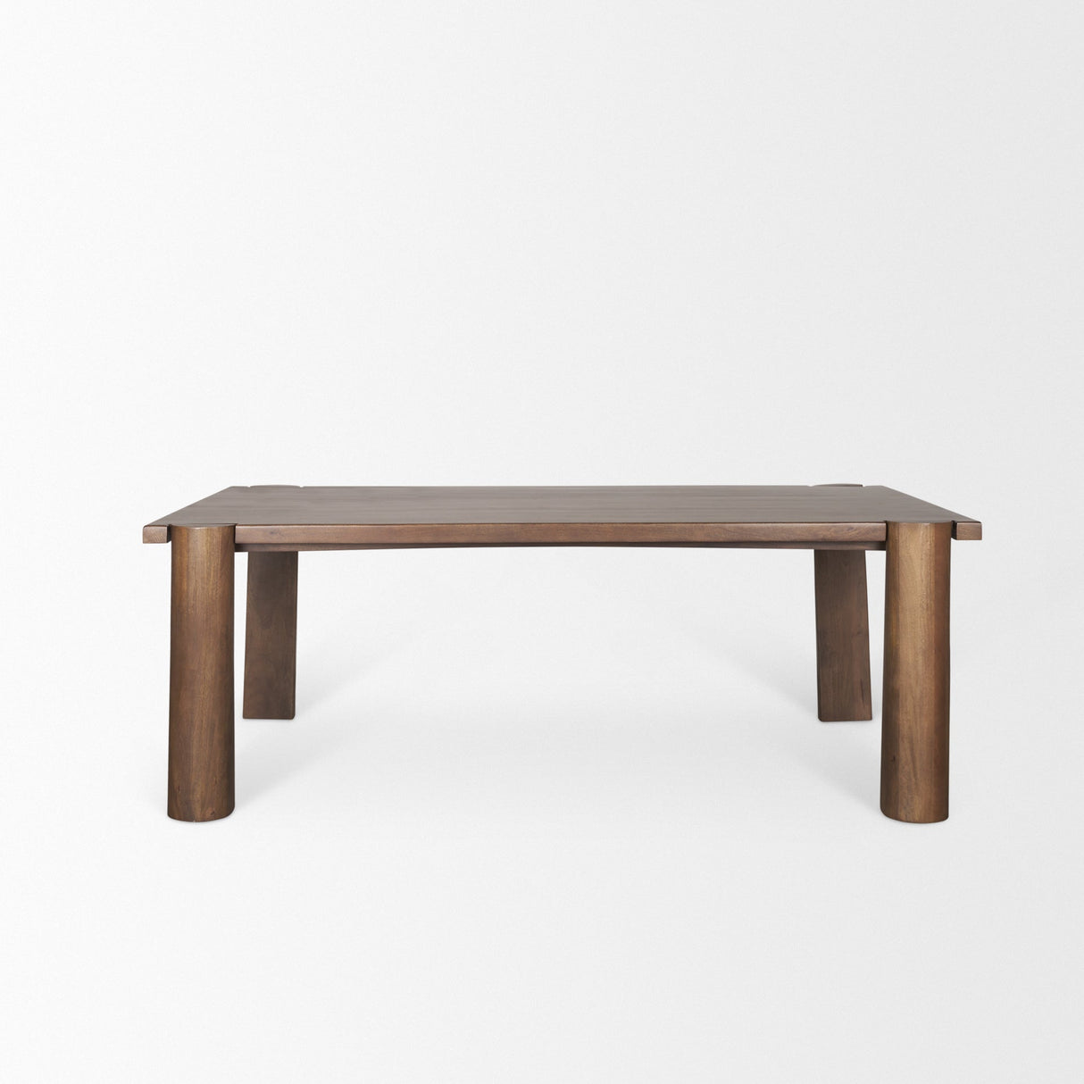 Tammar Rectangular Brown Wood w/ Tapered Legs Dining Table by Mercana at Eve Furniture