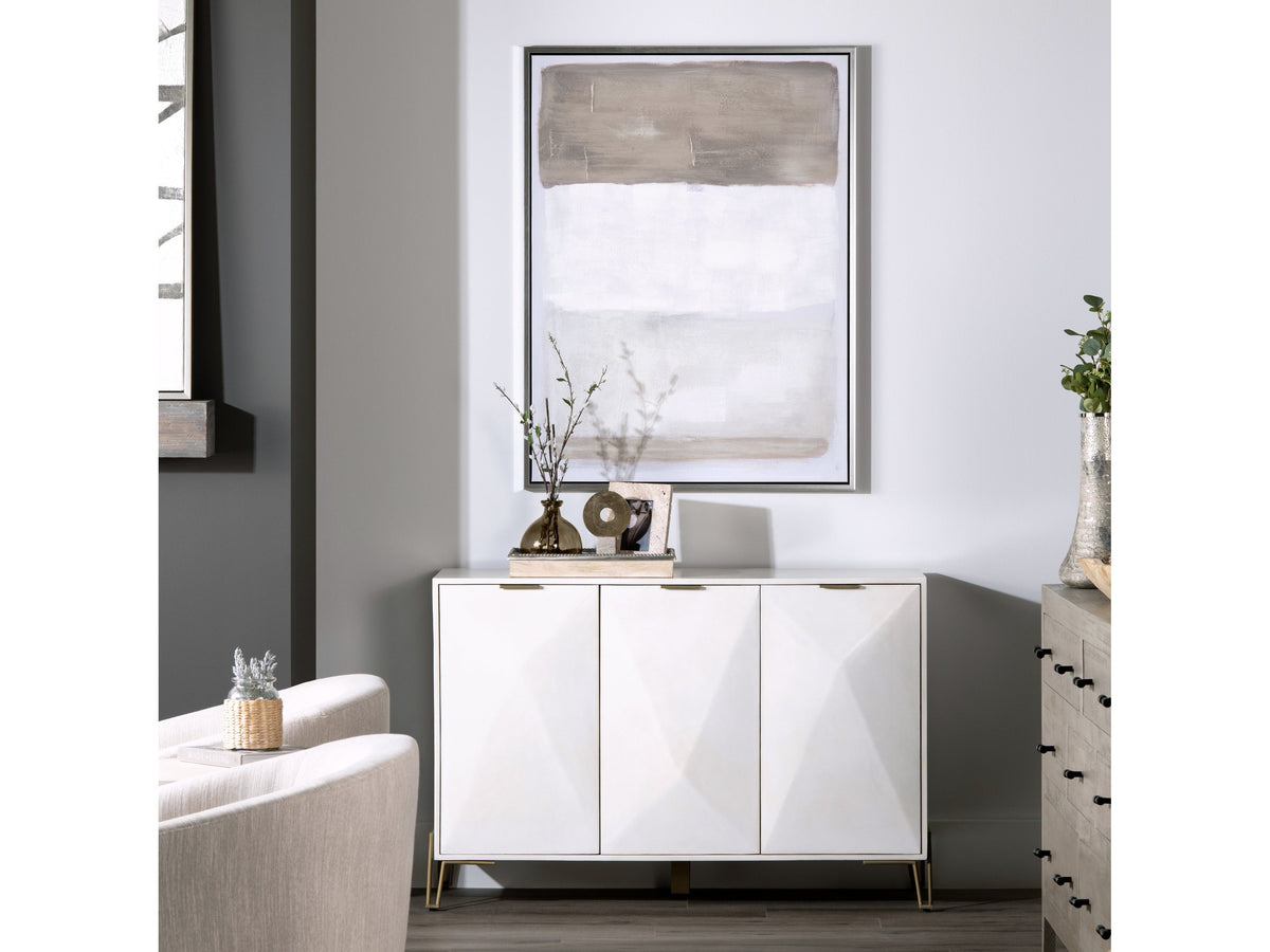 Tan Lines 1 Brown/White Canvas by Crestview at Eve Furniture