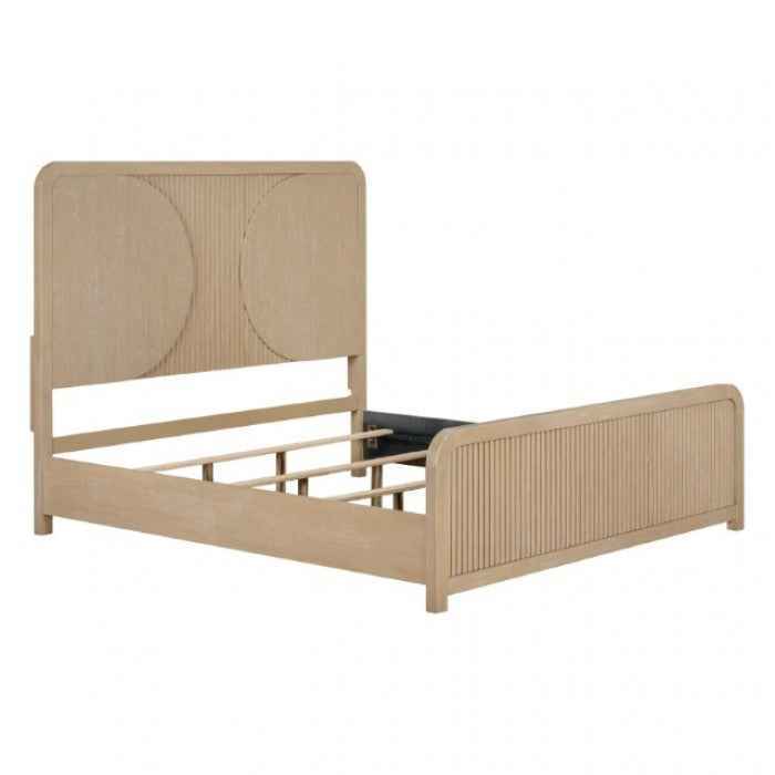 Tangentry Natural 4-Piece Queen Bedroom Se by Furniture of America at Eve Furniture