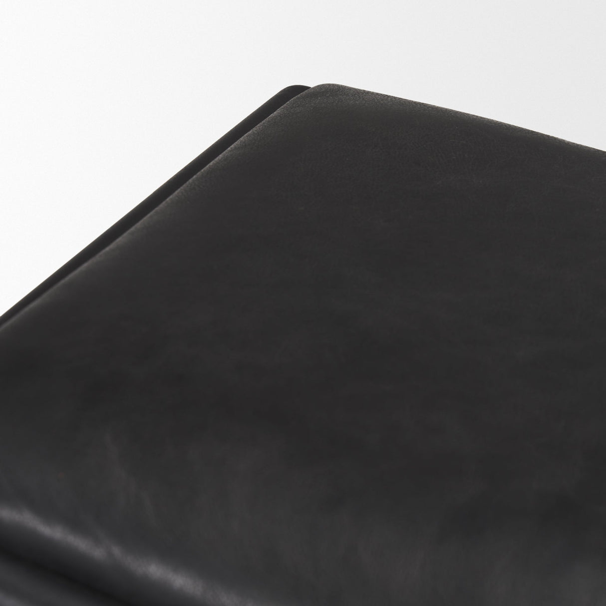 Taniel Black Leather w/ Black Metal Counter Stool by Mercana at Eve Furniture