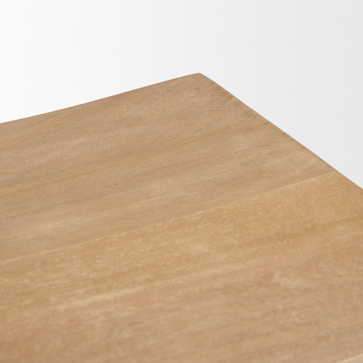Taniel Light Brown Wood w/ Black Metal Stool by Mercana at Eve Furniture