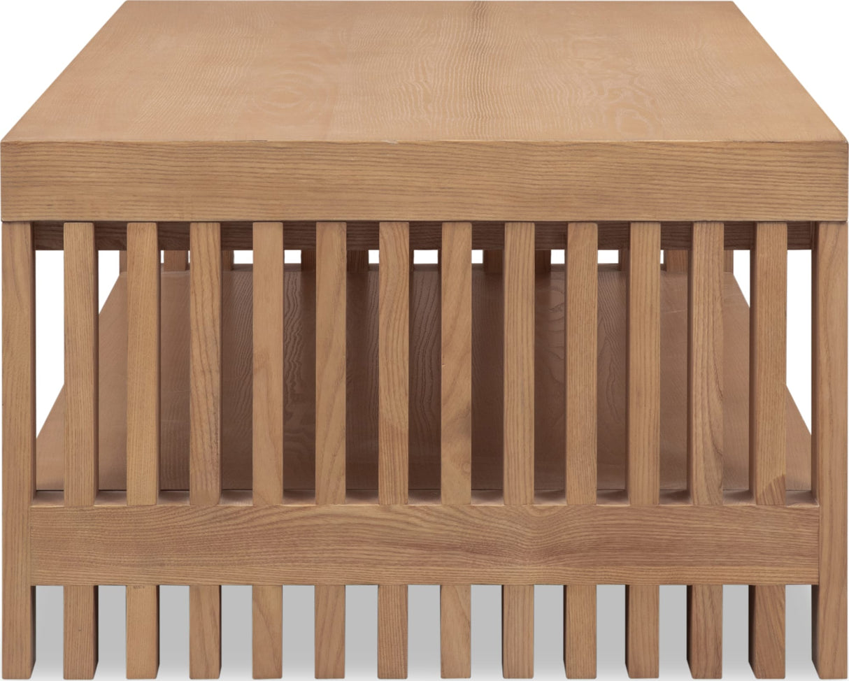 Tanner Flaxen Coffee Table by Modus Furniture at Eve Furniture