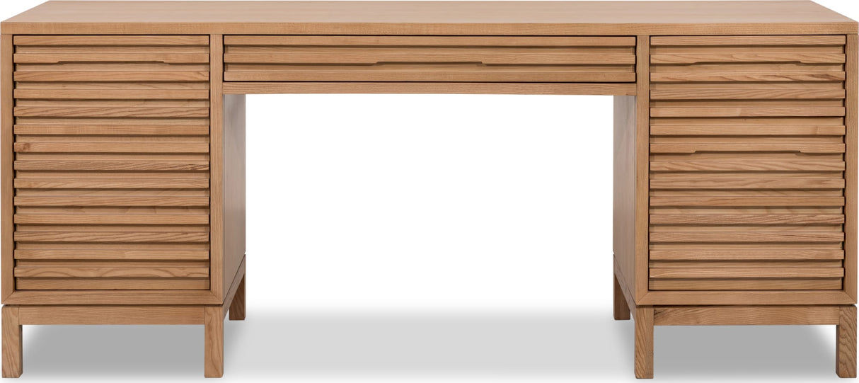 Tanner Flaxen File Drawer Desk by Modus Furniture at Eve Furniture