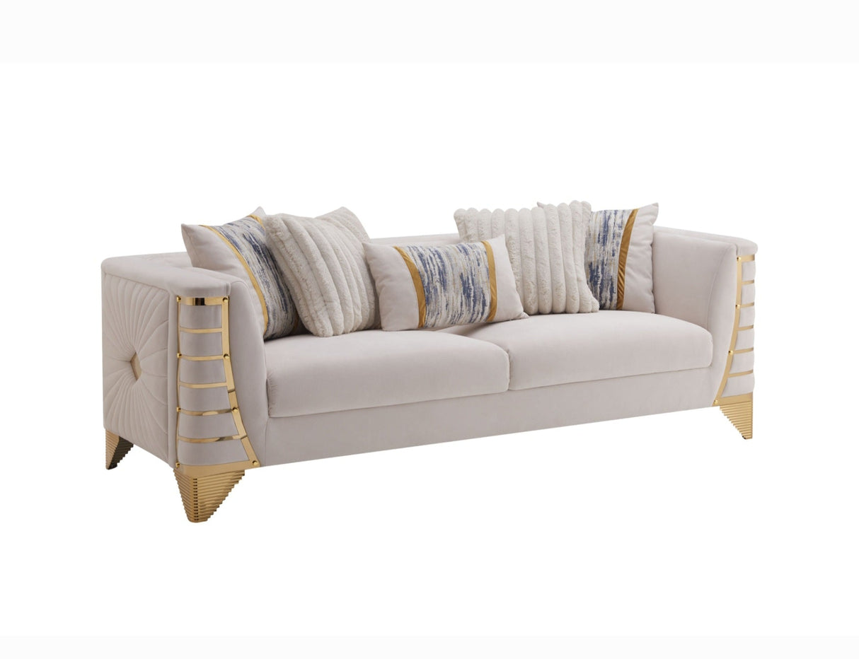 Tanya Luxury Living Room Set by Cosmos Furniture at Eve Furniture