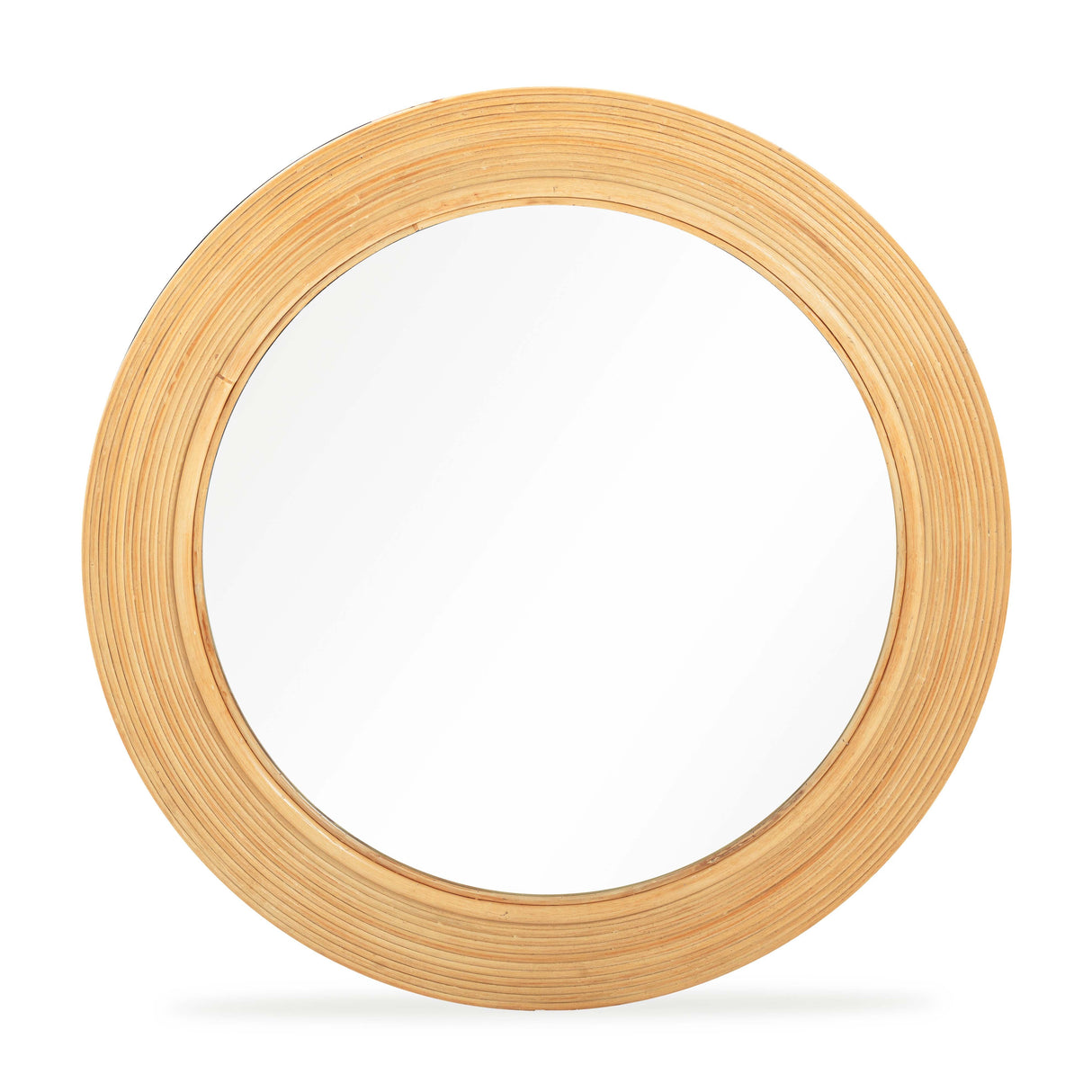 Tanya Rattan Round Wall Mirror by TOV Furniture at Eve Furniture