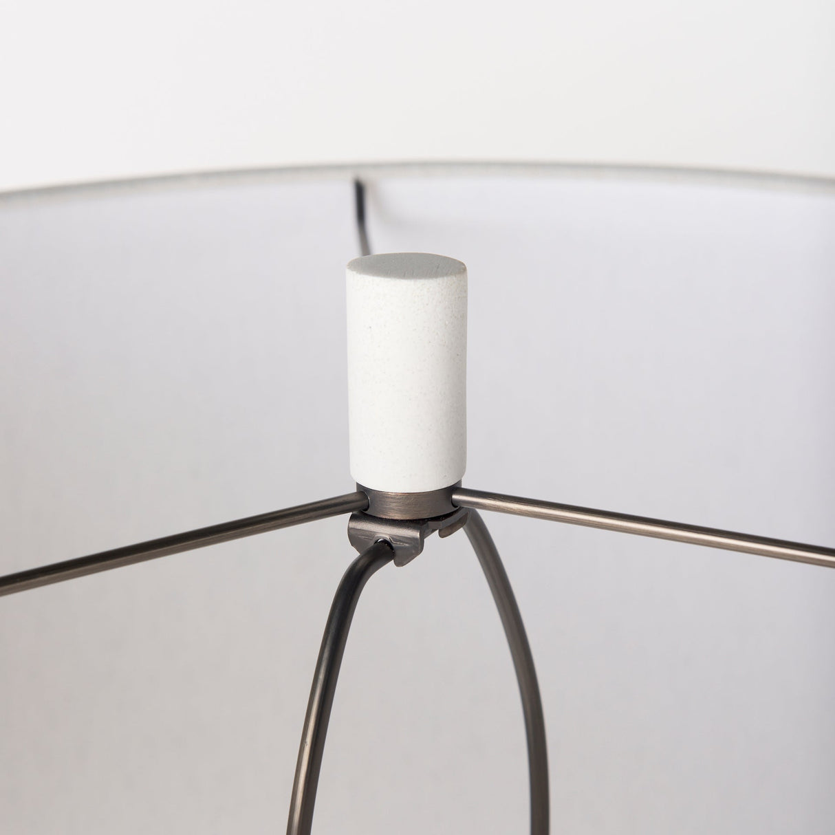 Tao 20.0L x 20.0W x 33.0H Cream Base W/White Shade Table Lamp by Mercana at Eve Furniture
