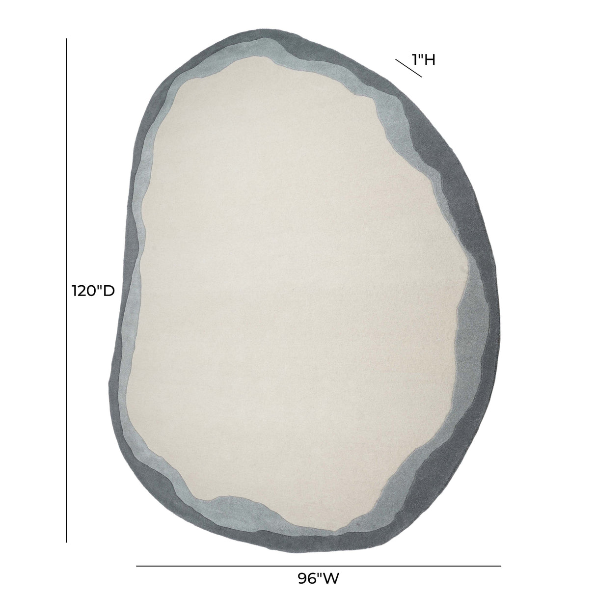 Tarba Organic Floor Rug by TOV Furniture at Eve Furniture