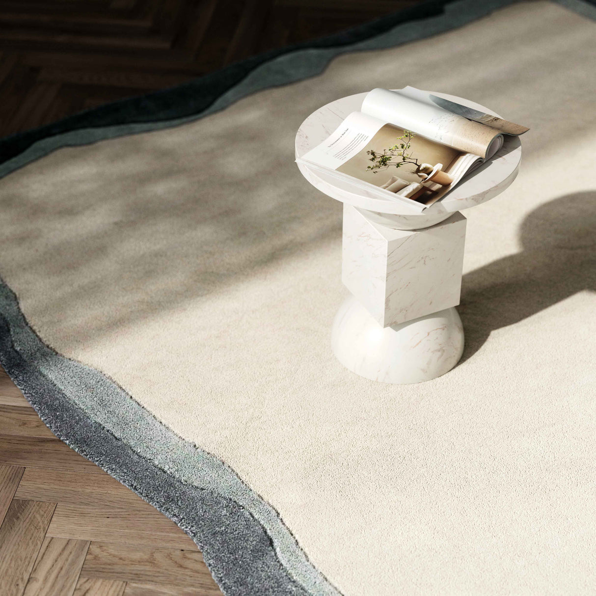 Tarba Rectangular Floor Rug by TOV Furniture at Eve Furniture