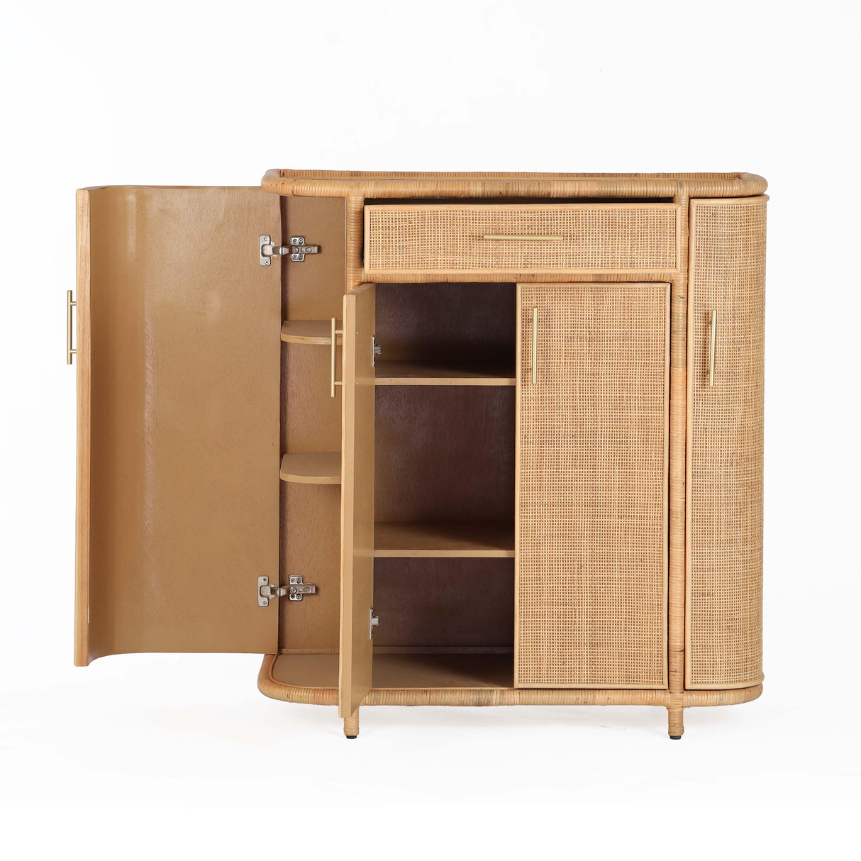 Tarot Natural Rattan Bar Cabinet by TOV Furniture at Eve Furniture