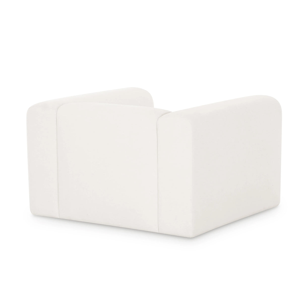 Tarra Cream Performance Chenille Armchair by TOV Furniture at Eve Furniture