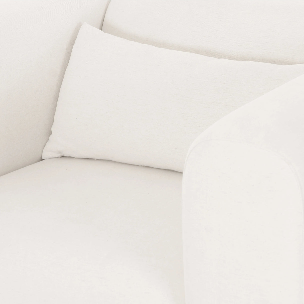Tarra Cream Performance Chenille Armchair by TOV Furniture at Eve Furniture
