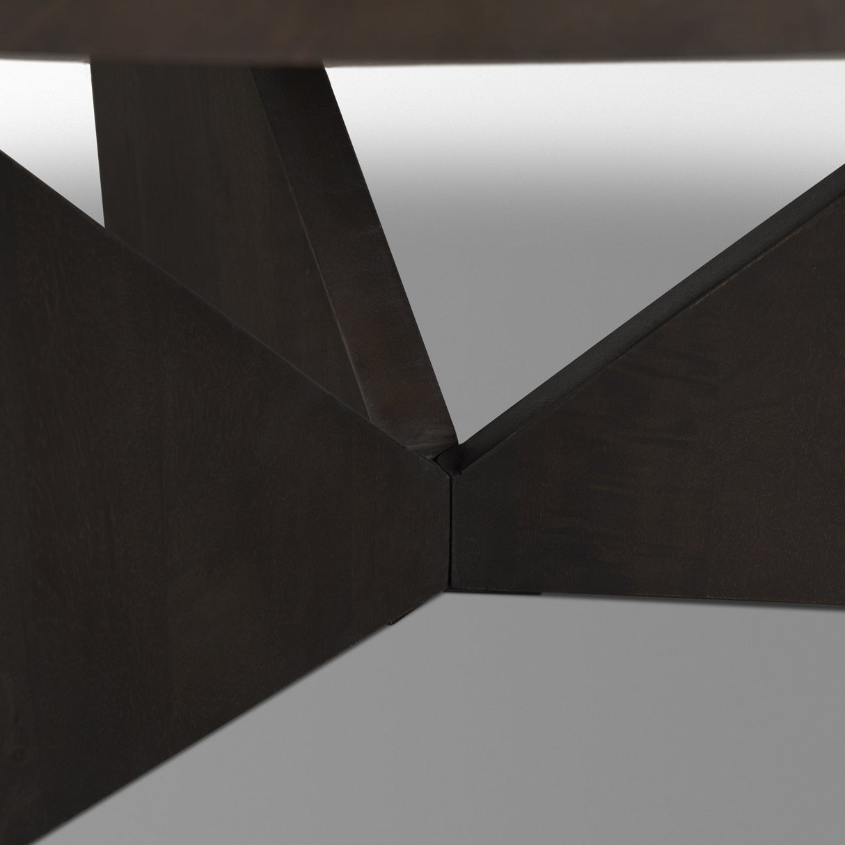 Tarro Brown Wood w/ Triangle Legs Coffee Table by Mercana at Eve Furniture
