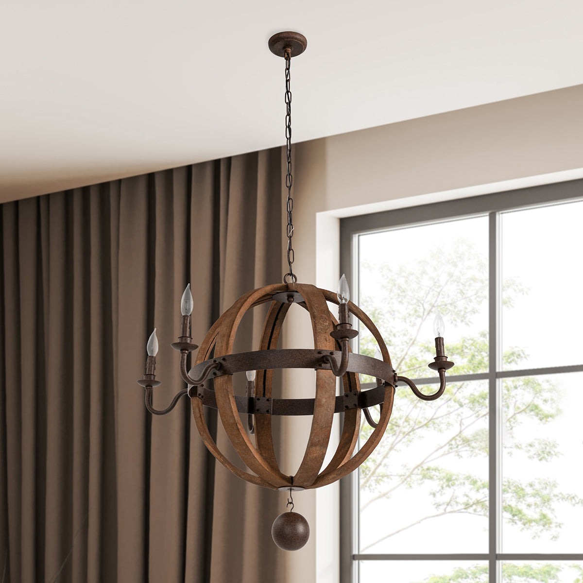 Tarsus Chandelier by Classic Home at Eve Furniture