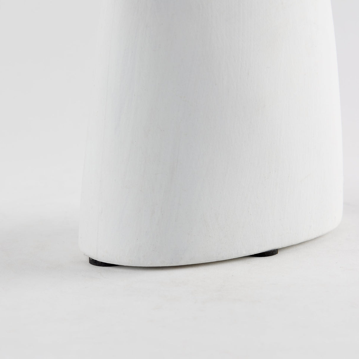 Tatum Sculptural White Ceramic Vase by Mercana at Eve Furniture