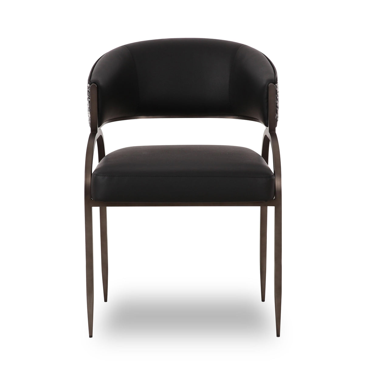 Tatum Vegan Leather 2-Tone Dining Chair by TOV Furniture at Eve Furniture